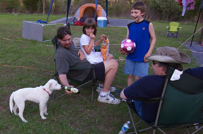 Cutie taste-testing the beer supply
Seneca Rocks, WV
Keywords: senecarocks2009