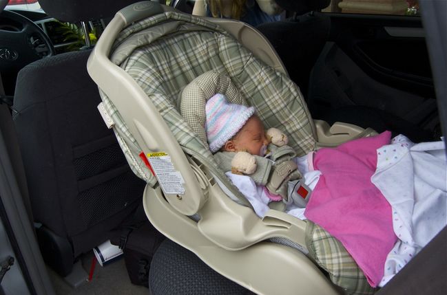 Bundled up for the ride home
Keywords: Leia