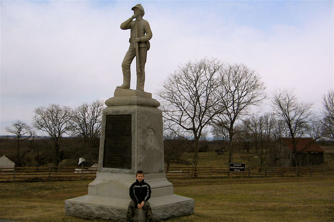 James at Antietam Battlefield
