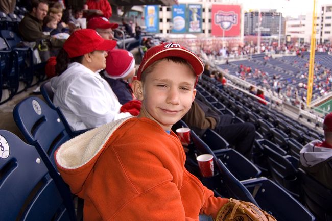 James at the Nationals Game
Keywords: James Nationals