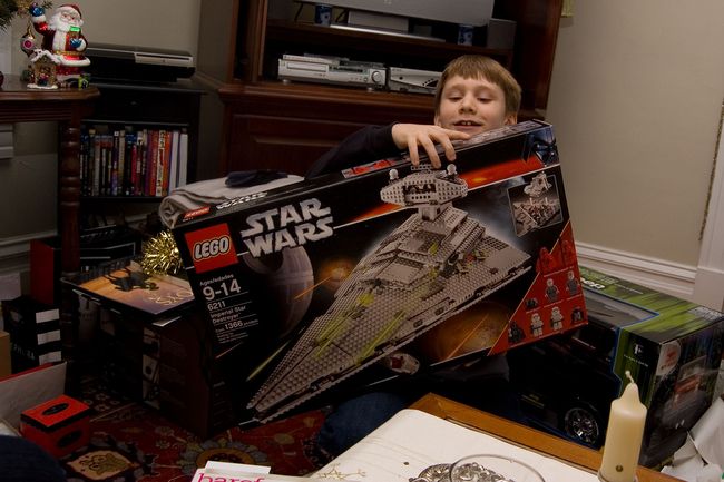 James and the million piece Lego set
Christmas 2008
