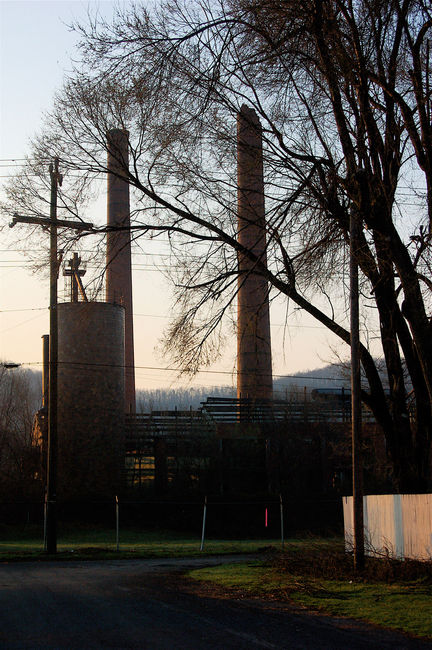 Smokestacks at Dupont (Invista)
Waynesboro, VA
