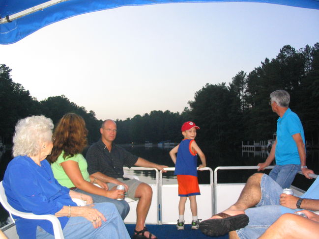 James on the boat
with MawMaw, Emily, Ron, and Frank
Lake Caroline, June 2005
Keywords: Maw_Maw Ron Emily Frank