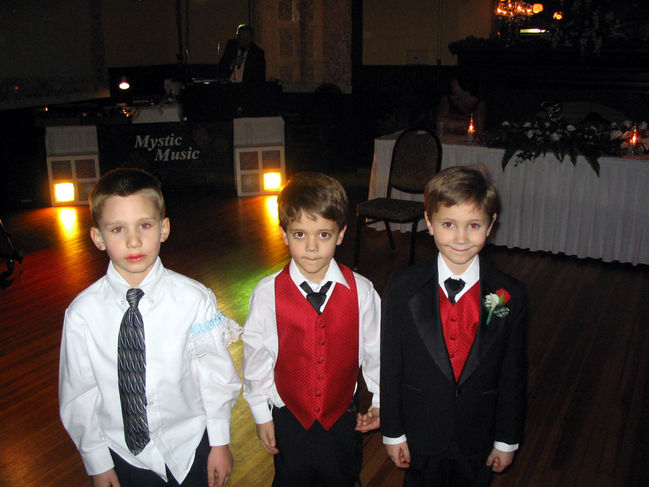 James, Jarod, Zack
at Franks Wedding, February, 2006
