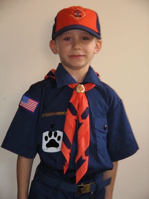 Brand new Cub Scout uniform
Nov. 2005
