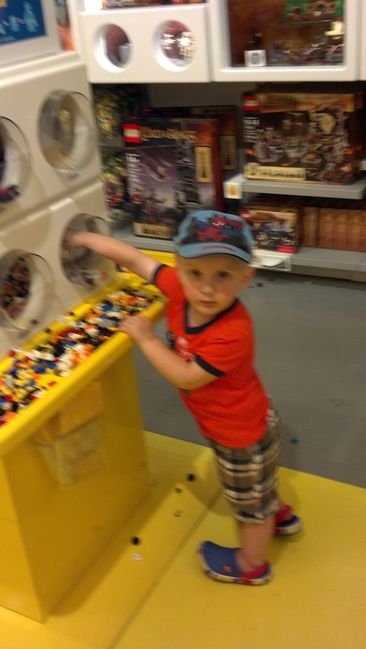 Having fun at the Lego store
Lego store in Tyson's Corner
Keywords: Lego