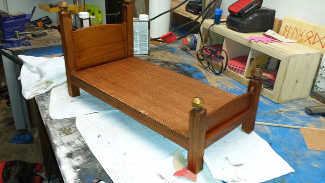 Mahogany Doll Bed
Leia's Christmas Present
Keywords: doll bed