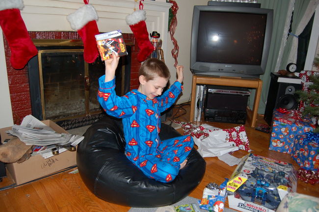 James with his new games
Keywords: James Christmas