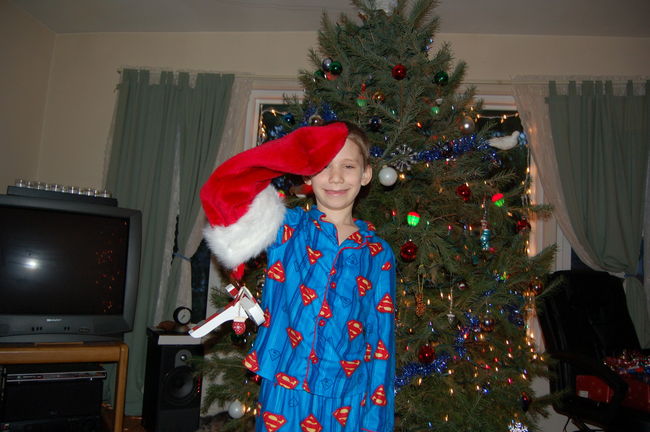 James with the stocking
Keywords: James Christmas