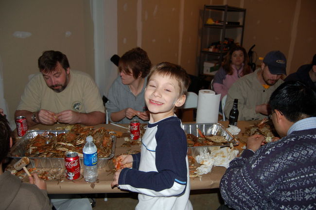 James at the Crabfeast
Nov. 18 , 2006
Keywords: James crabs