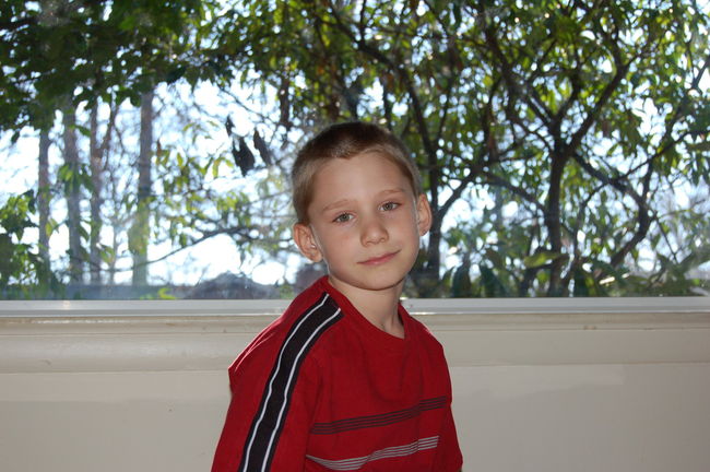 James by the window
