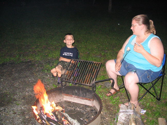 James warms his feet
Smokey Mountains National Park
May 2006

