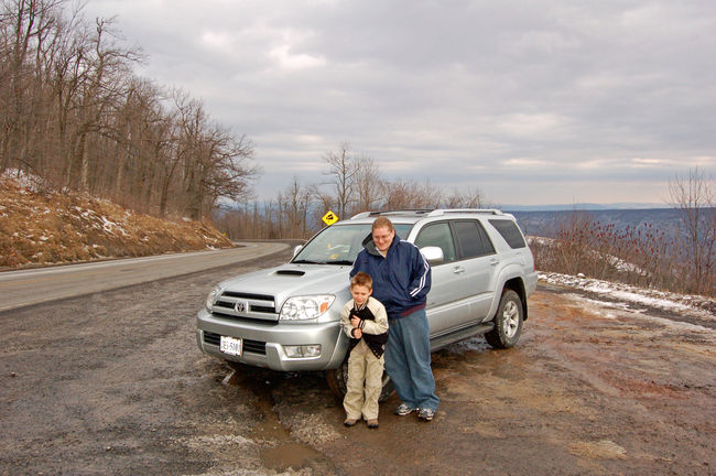 James , Julie with the new truck
freezing in the mountains in West Virginia
Keywords: James Julie West Virginia
