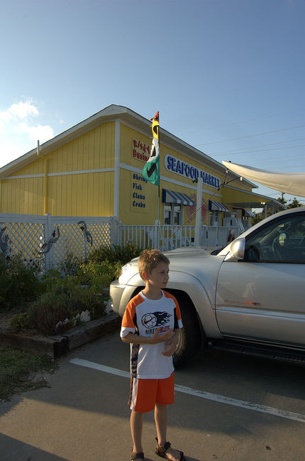 James at the fish market
Avon, NC
