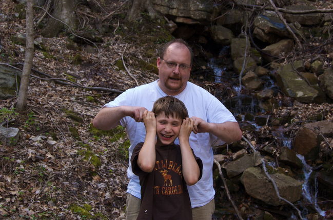 Pulling the ears off a gundark
Smoke Hole Canyon, WV

