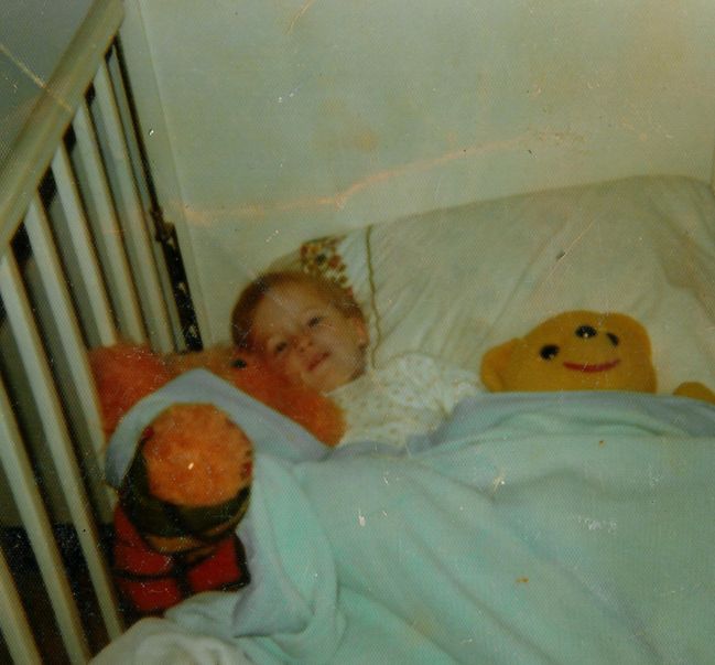 Mike in crib
around 1975
