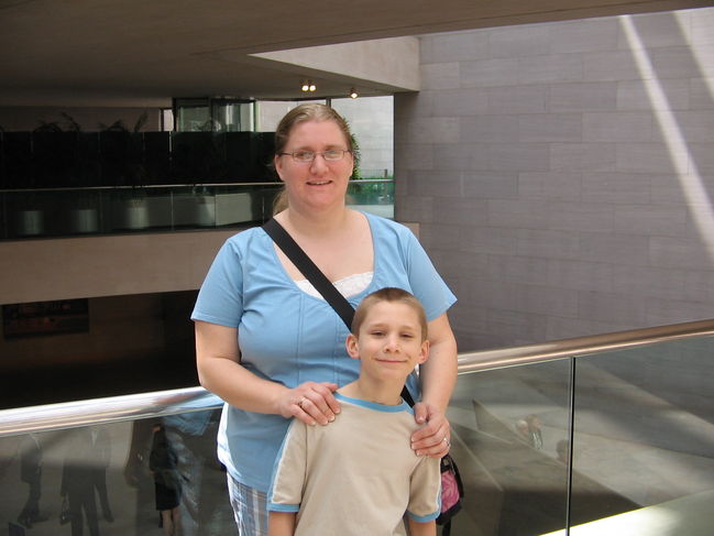 Julie and James at the art museum
